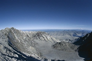 Berge Drucke: Vulkandom im Krater gesehen von der Rim, Berg St