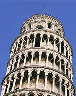 Tuscany Tourist Attraction Drucke: The Leaning Tower