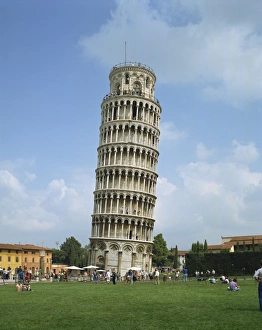 Drucke von Die Neuerende Turm von Pisa Weltkulturerbe ist in der Stadt Pisa im tiefen Italien Pisa Drucke: Der Nein Turm von Pisa