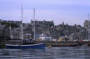Shetland Islands UK Drucke: Lerwick seafront