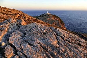 Balearic Islands Scenic Views Drucke: Lighthouse at Cap Formentor, Majorca, Balearic Islands, Spain, Mediterranean, Europe