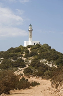 Lefkada Greece Drucke: Lighthouse at Cape Lefkatas