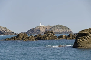 Isles Of Scilly Lighthouse Drucke: Lighthouse on Round Island