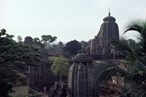 Famous Hindu Temples In India Drucke: Lingaraj Temple