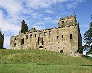 Drucke von Linlithgows Schloss in der Region Westlothien im Vereinigten Königreich Großbritannien und Europa Schloss Drucke: Linlithgow Palast