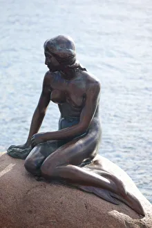 Drucke von Die kleine Fee (Kleine Meerjungfrau), Kopenhagen in Dänemark im Skandinavien und Europa Dänemark Drucke: Die kleine Meerjungfrau aus Kopenhagen in Dänemark im Skandinavien und Europa