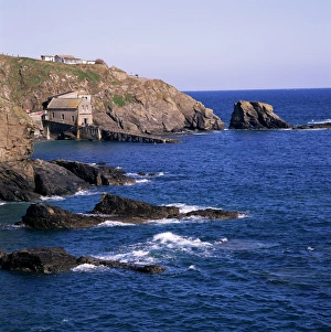 Cornwall England UK Drucke: Lizard Point, Cornwall, England, United Kingdom, Europe