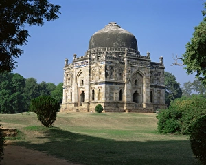 New Delhi Landmarks Drucke: Lodi Tombs