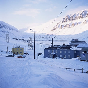 Longyearbyen Norway Drucke: Longyearbyen