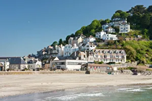 Küste von Looe im Ort Looe in der Grafschaft Cornwall im Vereinigten Königreich Großbritannien Europa