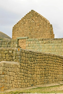 Ingapirca Ecuador Drucke: Looking towards the Temple of the Sun