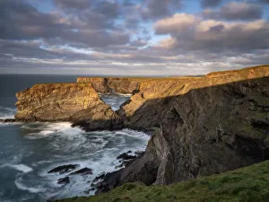 Irish Coastal Scenery Images Drucke: Loop Head, County Clare, Munster, Republic of Ireland, Europe