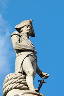 Herr von Nelson, Säule von Nelson , Trafalgarsquare in London im Vereinigten Königreich