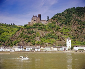 Deutschland Drucke: Rote Liebe Felsen, Stadt