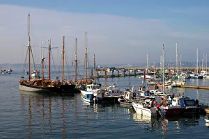 Marina in Brixham im Vereinigten Königreich von Großbritannien und Nordirland