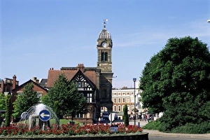 English Heritage Sites Visit Drucke: Market Place and Guild Hall, Derby, Derbyshire, England, United Kingdom, Europe