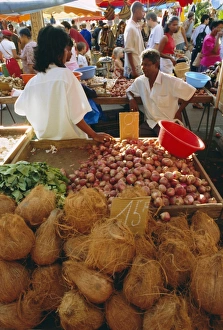 Urban Market Scene Drucke: Market, St