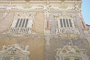 Spain Travel Destination Drucke: Marques de Dos Aguas facade