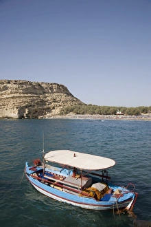 Drucke von Matala Krete Griechische Inseln Griechenland Europa Matala Drucke: Matala, Kreta