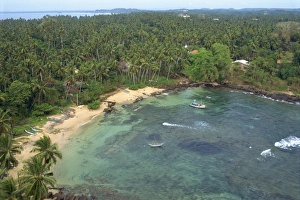 Tropical Coastline Photography Drucke: Matara area