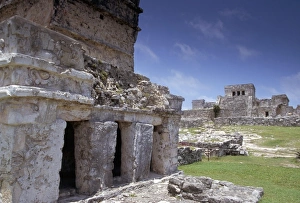 Tulum Mayan Ruins Drucke: Mayan site of Tulum