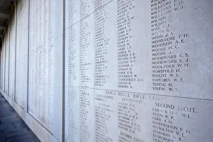 European War Memorials Drucke: The Menin Gate Memorial to the Missing, Ypres, West Flanders, Belgium, Europe