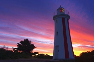 Lighthouses In Australia Drucke: Mersey Bluff Lighthouse, Devonport, Tasmania, Australia, Pacific