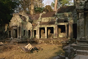 Angkor Wat Temples Drucke: Minor temples within the complex of Khmer monuments at Angkor Wat