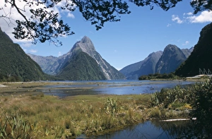 New Zealand Mountain Peaks Drucke: Mitre Peak