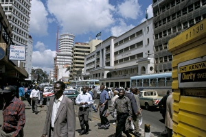 African Urban Landscape Drucke: Moi Avenue