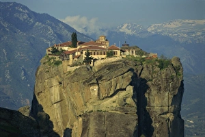 Holy Trinity Monastery Drucke: Monastery of the Holy Trinity, Meteora, UNESCO World Heritage Site, Greece, Europe