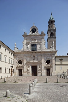Catholic Monasteries Europe Drucke: Monastery, Piazza S. Giovanni, Parma, Emilia Romagna, Italy, Europe