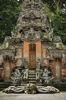 Drucke von Affengeistertierheilanstalt in der Umgebung von Ubud auf der Insel Bali in Indonesien im Südostasien Bilder Datiert 2019 April: Affenheimschutzgebiet in der Nähe von Ubud auf der Insel Bali im indonesischen Teil Südostasiens