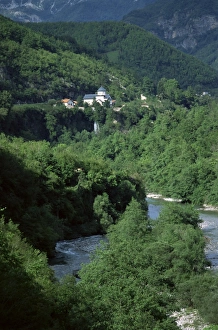 Montenegro Monastery Drucke: Moraca Monastery