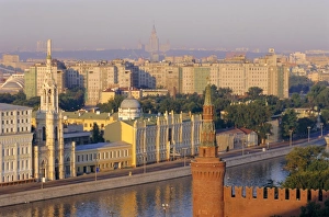 Drucke von Fluss Moskau, Moskau, Russland Fluss Drucke: Fluss Moskau