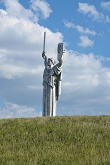 Drucke von Mutterlandsstatue (Rodinam Mat), Kiew, Ukraine, Europa Ukraine Drucke: Mutterlandsstatue (Rodina Mat), Kiew, Ukraina, Europa
