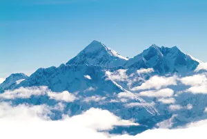 Drucke von Gipfel des Himalayas in Nepal und Asien Nepal Drucke: Monte Everest