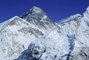 Gipfel des Mount Everest aus Kala Patthar