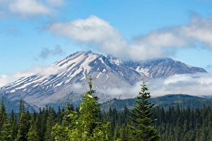 Washington State Photography Drucke: Mount St. Helens, part of the Cascade Range, Pacific Northwest region, Washington State