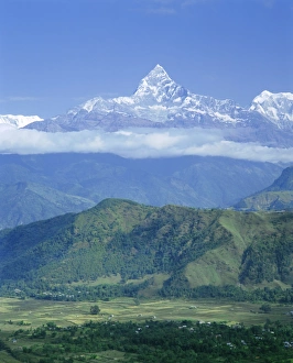Bilder vom 6. August 2008: Mount Machhapuchhare (Machapuchare) oder Fischschwanzberg