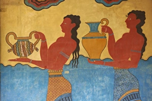 Minoan Art Drucke: Mural paintings, Corridor of the Procession