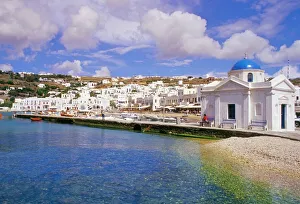 Cyclades Island Hopping Drucke: Mykonos harbour