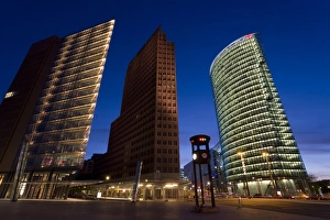 Berlin Germany Landmarks Drucke: New urban development