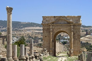 Jerash Archaeological Site Drucke: North gate