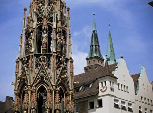 Bavaria Europe Drucke: Nuremberg, Bavaria