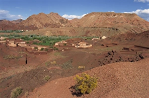 Horizontal Landscape Photography Tips Drucke: Oasis in arid landscape