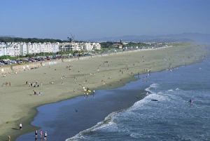 San Francisco Tourist Attractions Drucke: Ocean Beach