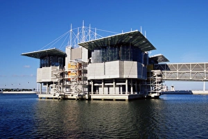 Portuguese Capital Cityscape Drucke: The Oceanarium