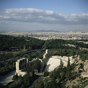 Odeon Of Herodes Atticus Drucke: Odeon of Herodes Atticus 161AD