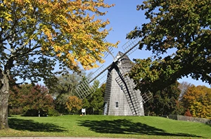 Altseilwindmühle in Osthampton im Hamptons auf Long Island in New Yorker Bundesstaat